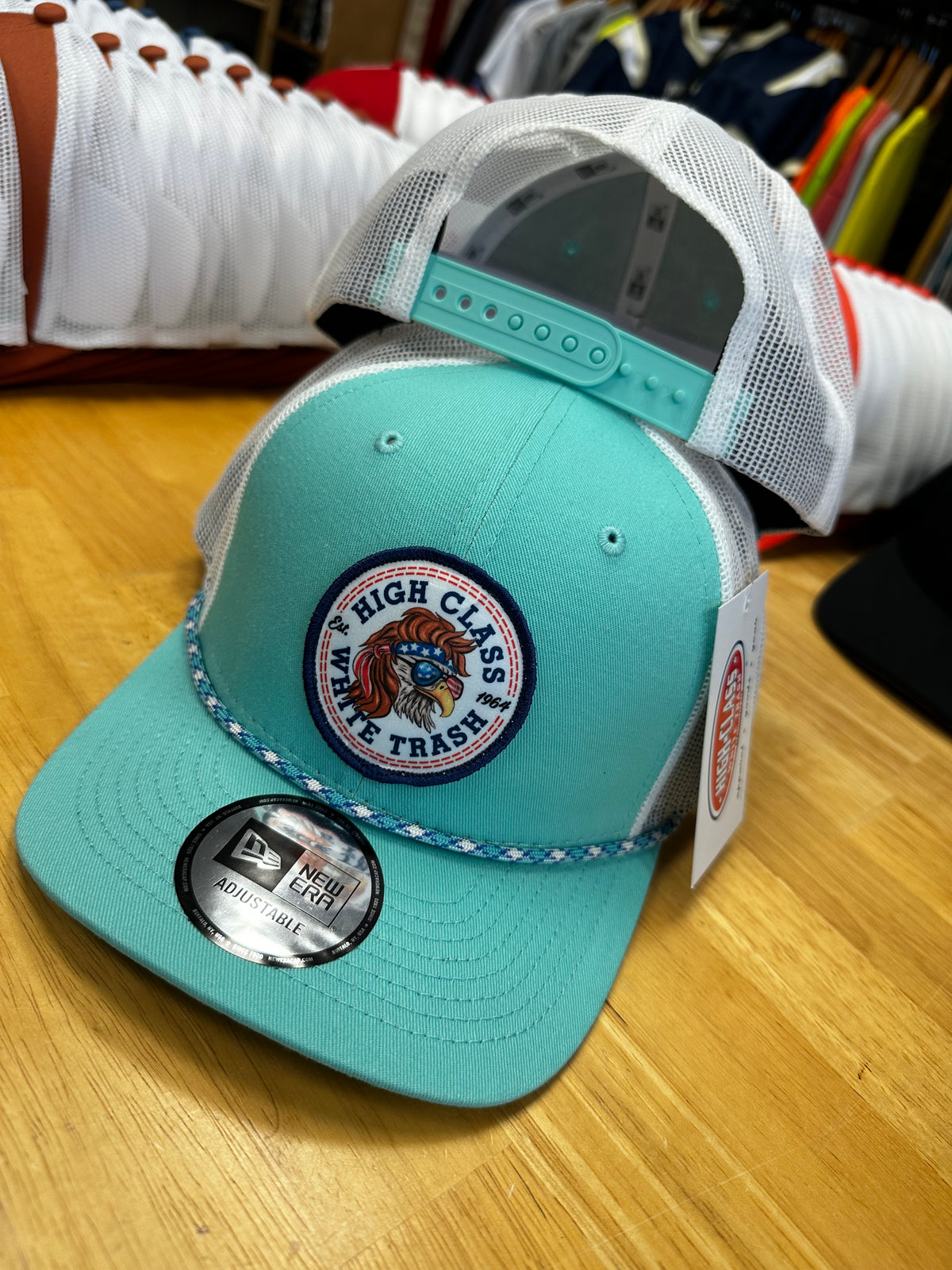 HCWT Mullet Eagle Patch &amp; Rope Trucker - Mint