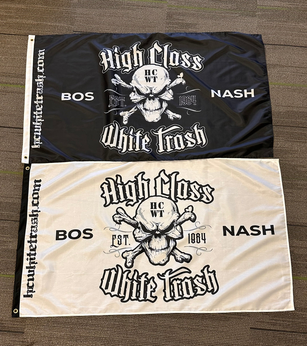 HCWT BOS/NASH Pirate Flag - black or white