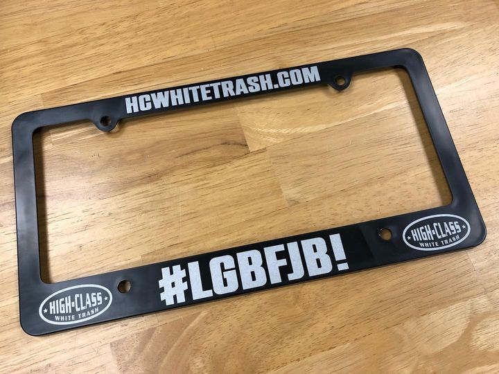 LGBFJB License Plate Frame