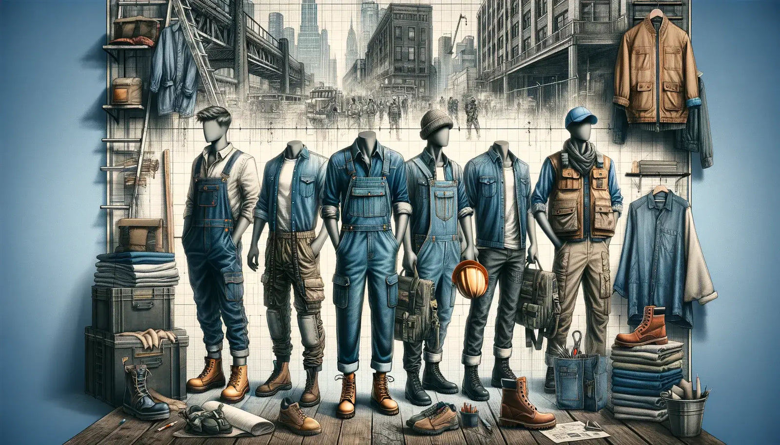 The Evolution of Blue-Collar Fashion: From Workwear to Streetwear