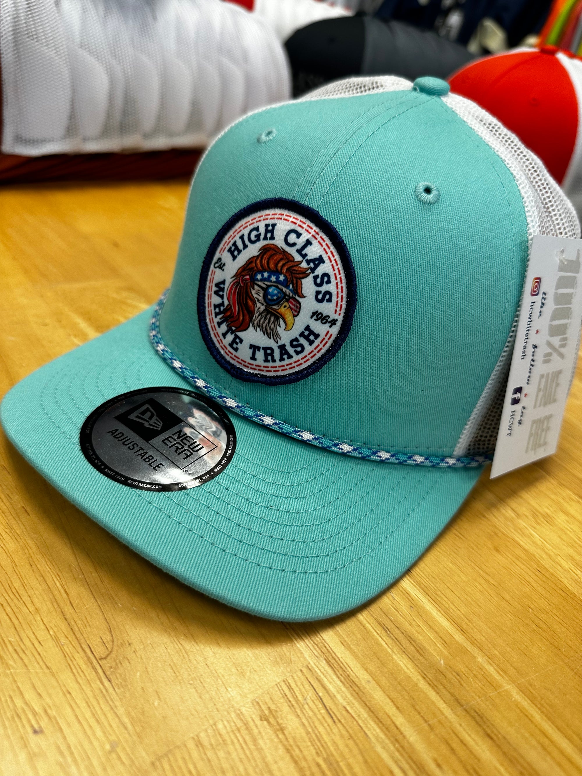HCWT Mullet Eagle Patch & Rope Trucker - Mint