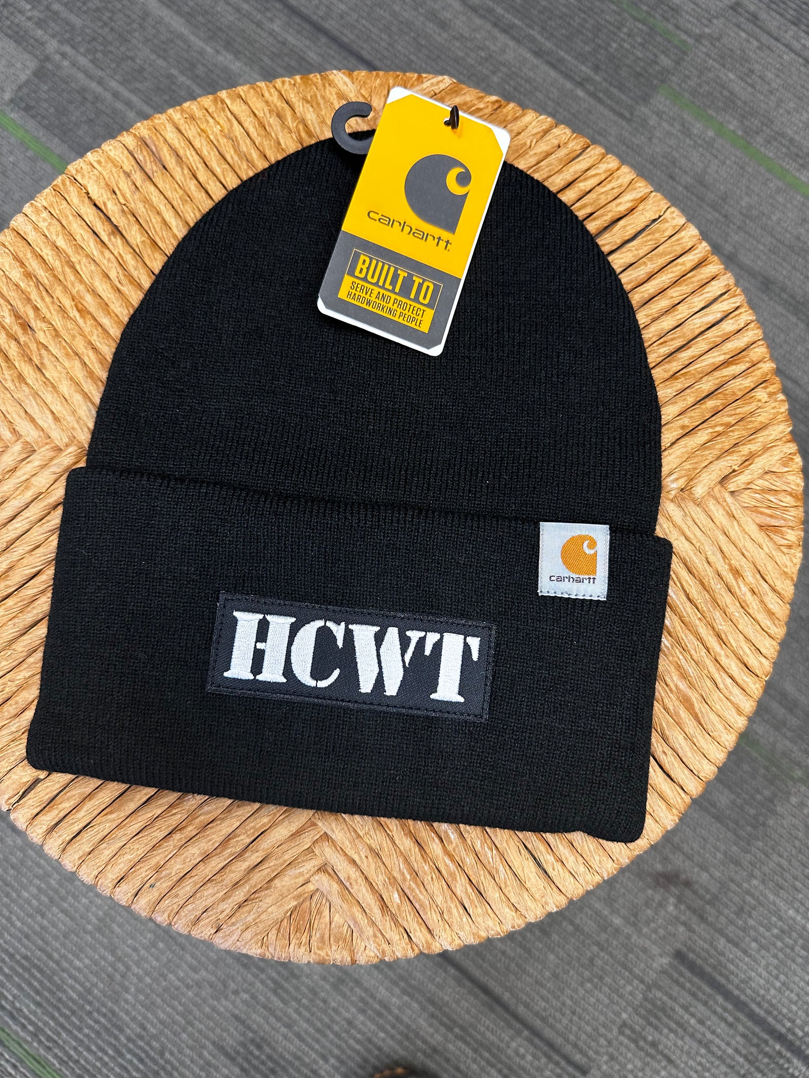 Carhartt Watch Cap 2.0 Patched Beanie - Black - View 01