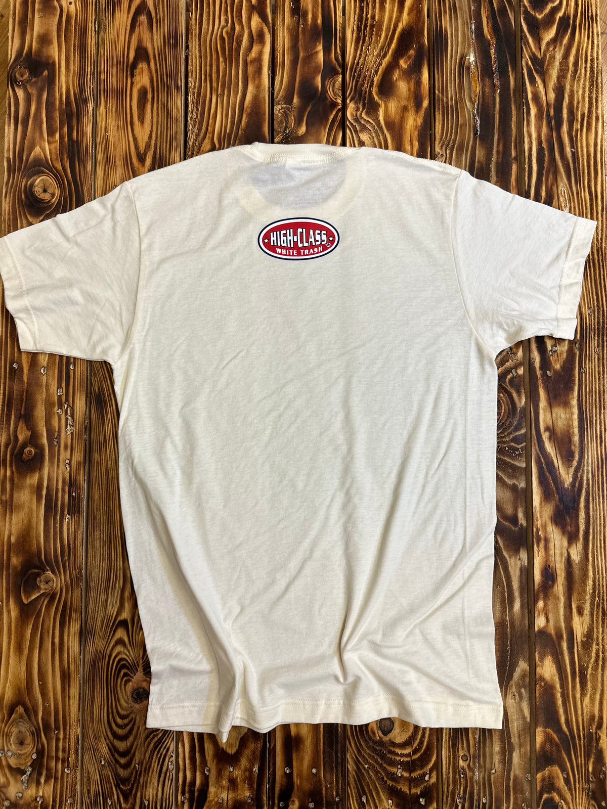 Team High Class White Trash ®  Natural/Vegas Gold Tee