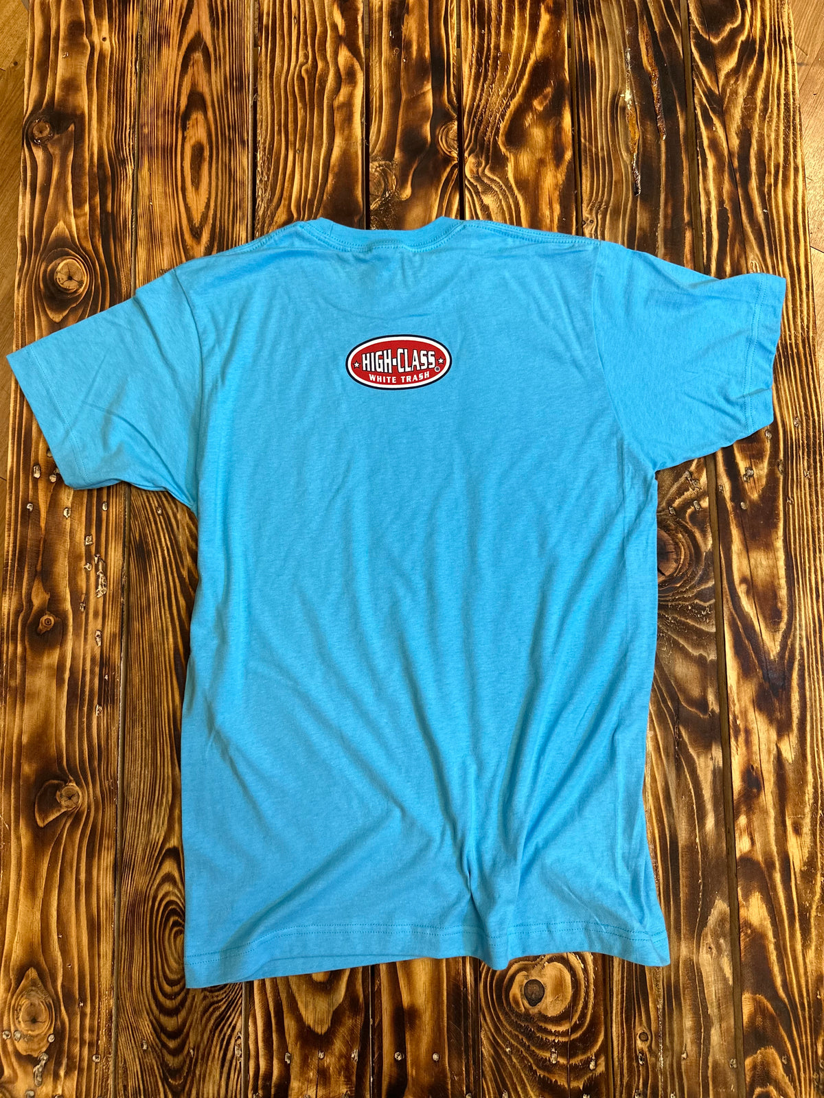 Team High Class White Trash ®  Sky/Navy Tee