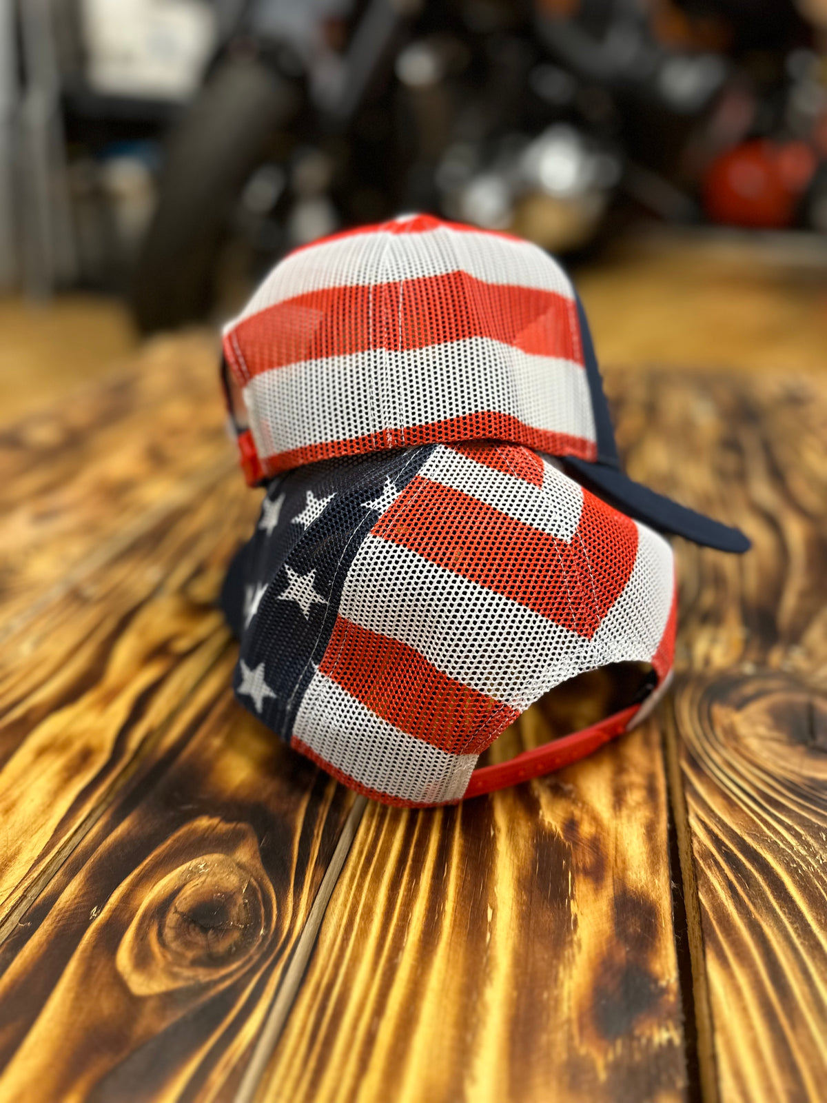 HCWT OG Oval Patched White/Stars &amp; Stripes Snapback Trucker Cap