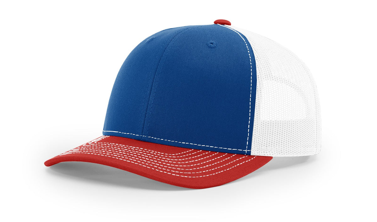 HCWT OG Oval Patched Snap Back Trucker Cap Red, White &amp; Blue