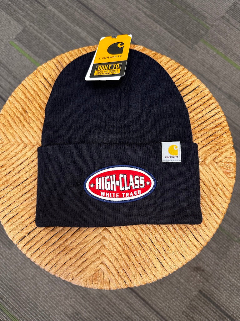 Carhartt Watch Cap 2.0 Patched Beanie - Navy - View 01