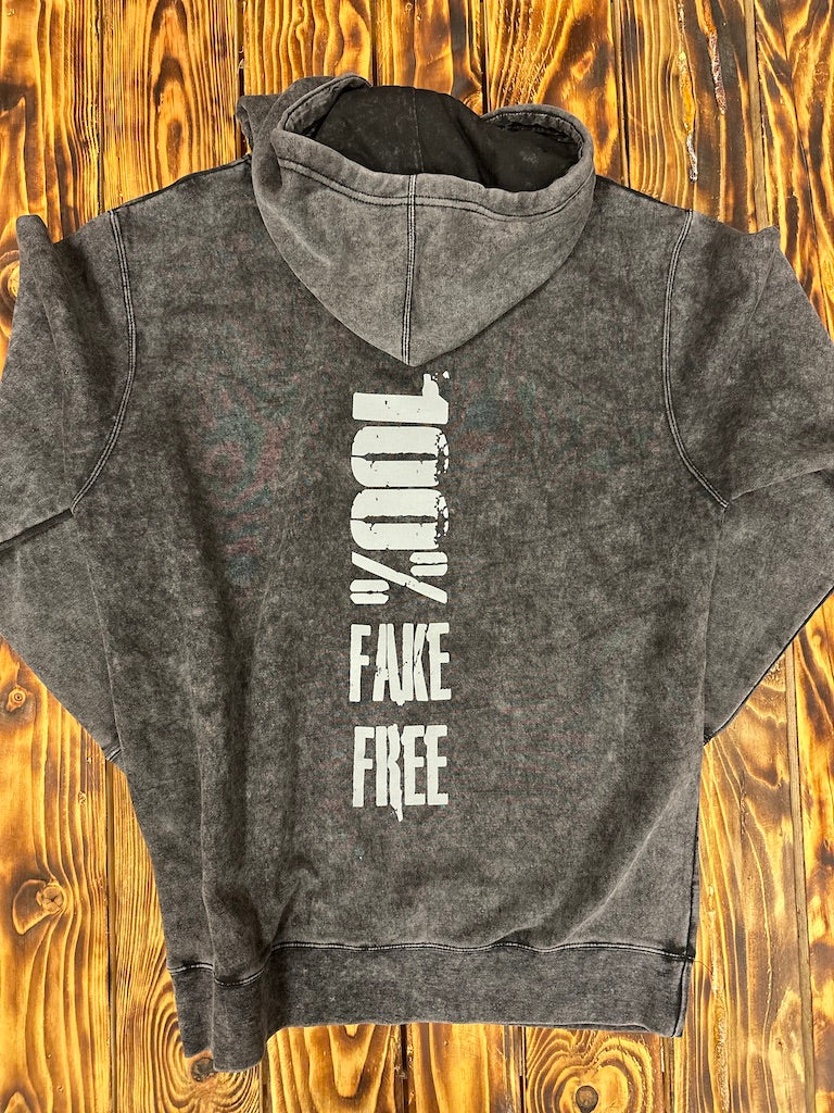 Team HCWT Print Mineral Washed Pullover Hoodie