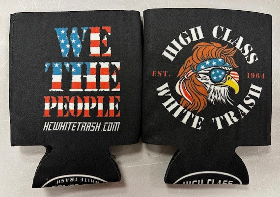 Two for $5.00 Can Hugger Koozie -  Mullet Eagle / We The People