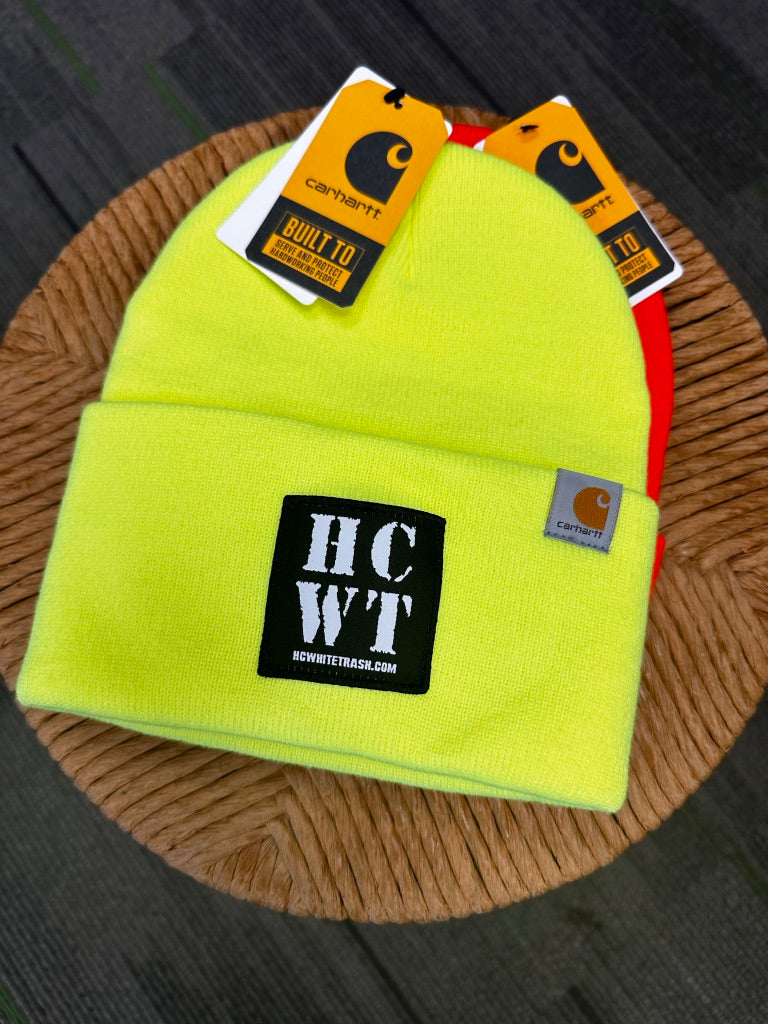 Carhartt Watch Cap 2.0 Patched Beanie - Blaze Yellow - View 01
