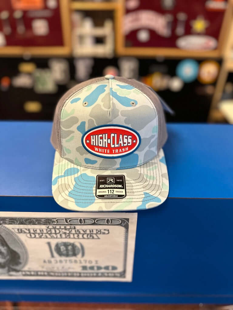 HCWT OG Patched Reatree Camo Five Panel Trucker Cap - View 01