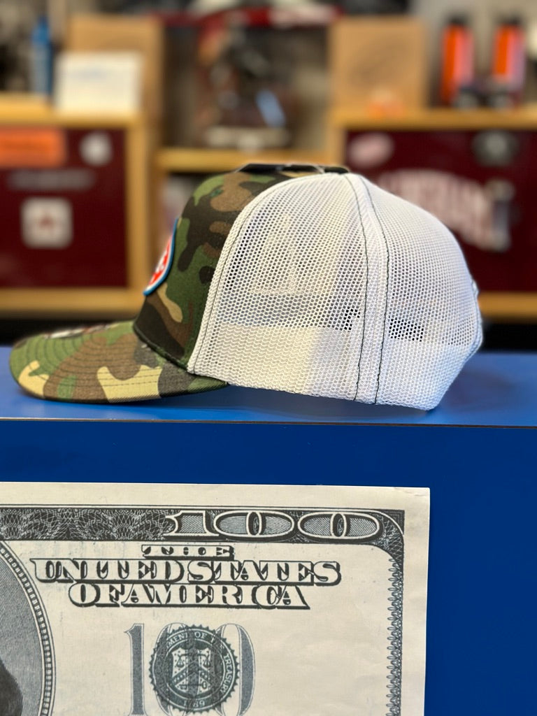 HCWT OG Patched Army Camo Five Panel Trucker Cap - View 03