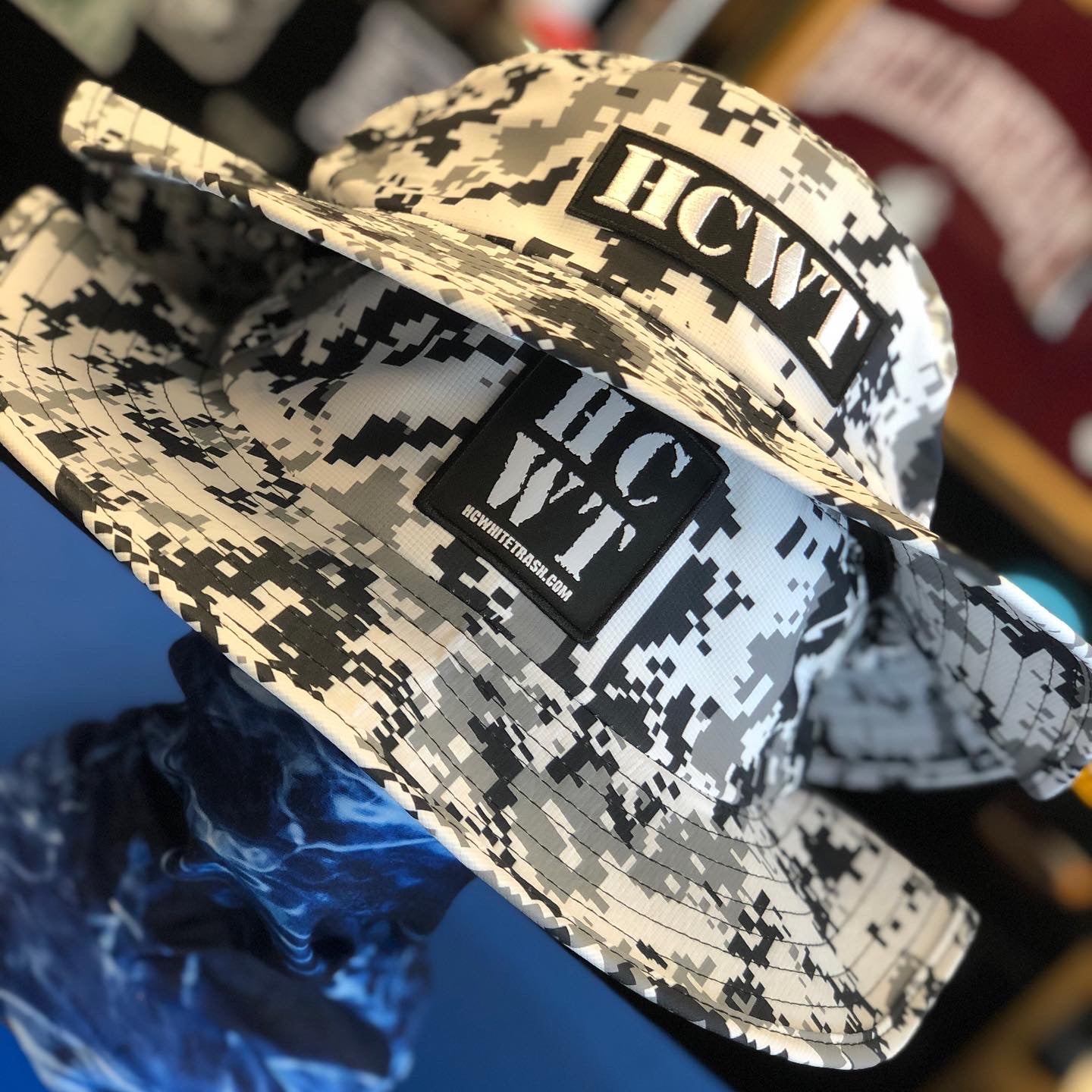 HCWT OG Active Bucket-Boonie Hat - (Manta Ray with 3 Patch Option) - 01