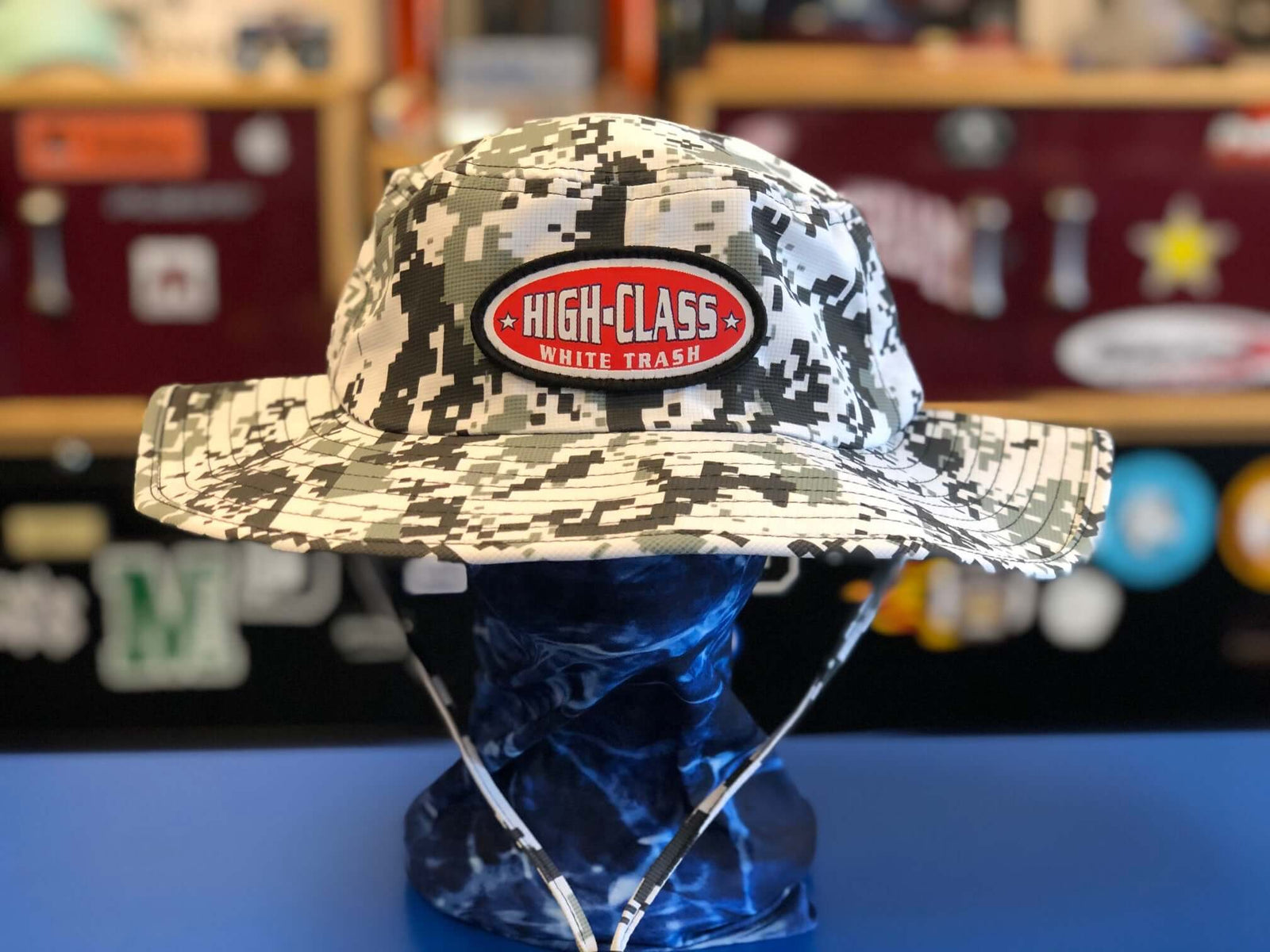 HCWT OG Active Bucket-Boonie Hat - (Manta Ray with 3 Patch Option) - 01