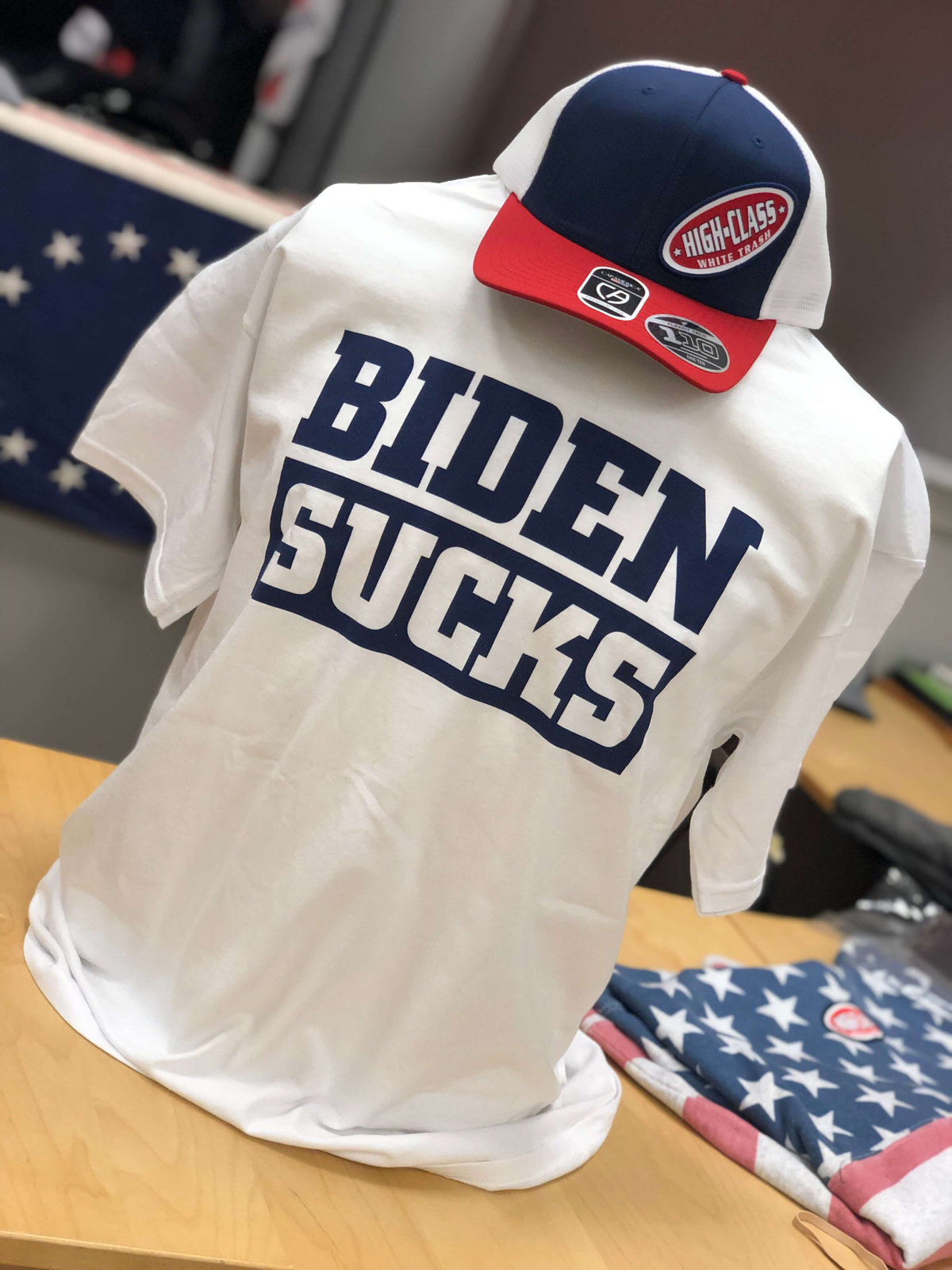 HCWT Biden Sucks Tee (White)