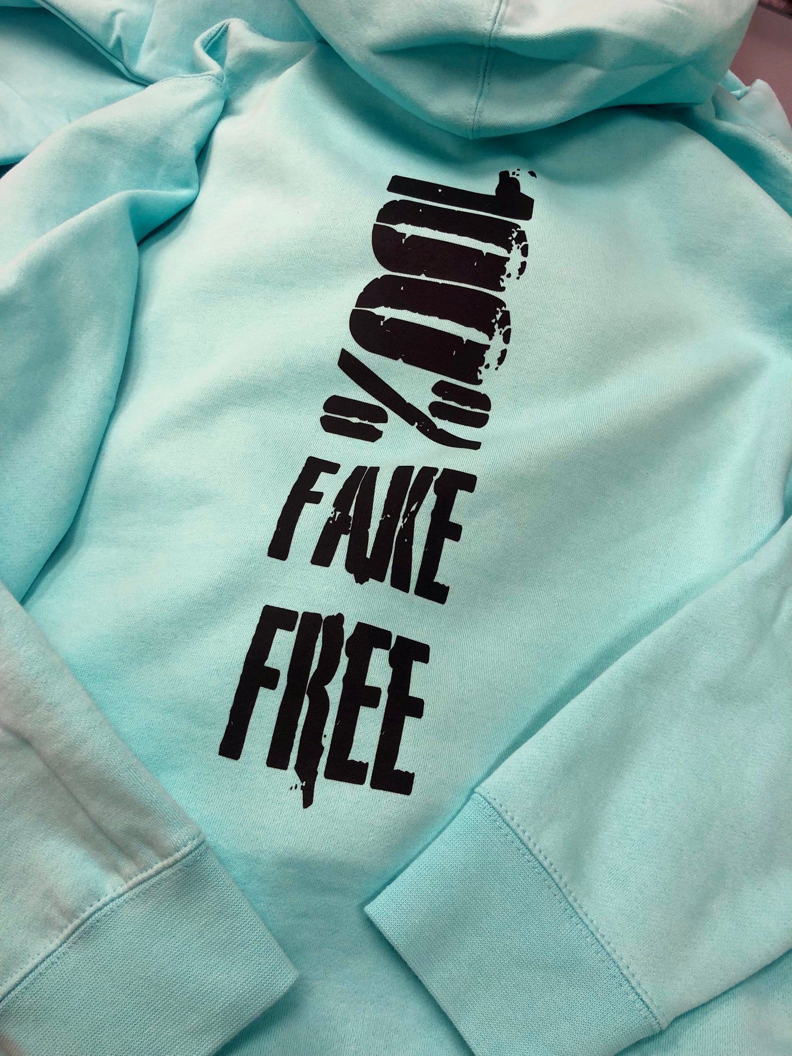 HCWT OG Oval Logo Unisex Heavyweight Pullover Hoodie in Mint - 01