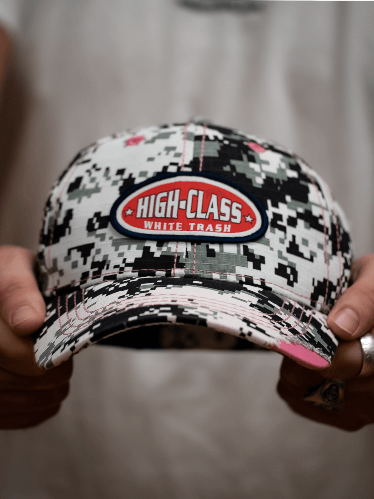 HCWT OG DISTRESSED DIGI PINK CAMO HAT