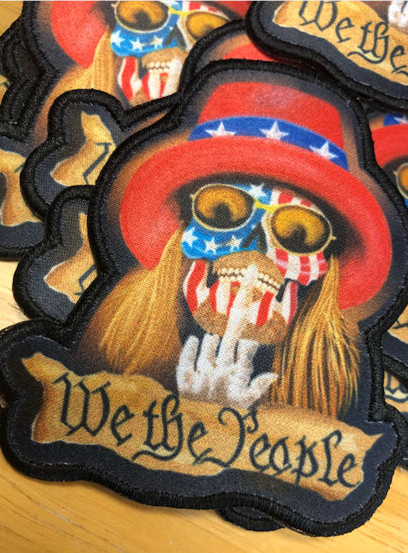 Keith Bell &quot;We The People&quot; Patch (Peel &amp; Seal / Sew-On)