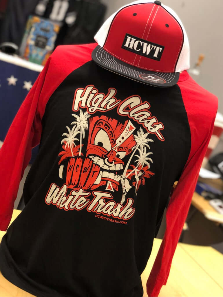 HCWT TIKI Unisex Baseball Tee - 01