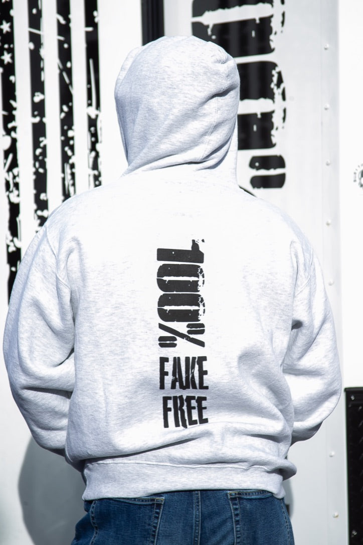 HCWT OG Super Heavyweight Unisex Hoodie (Grey w/Black Logo) - View 02
